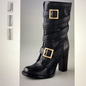 Tory Burch Jaden Buckle Boots NEW
